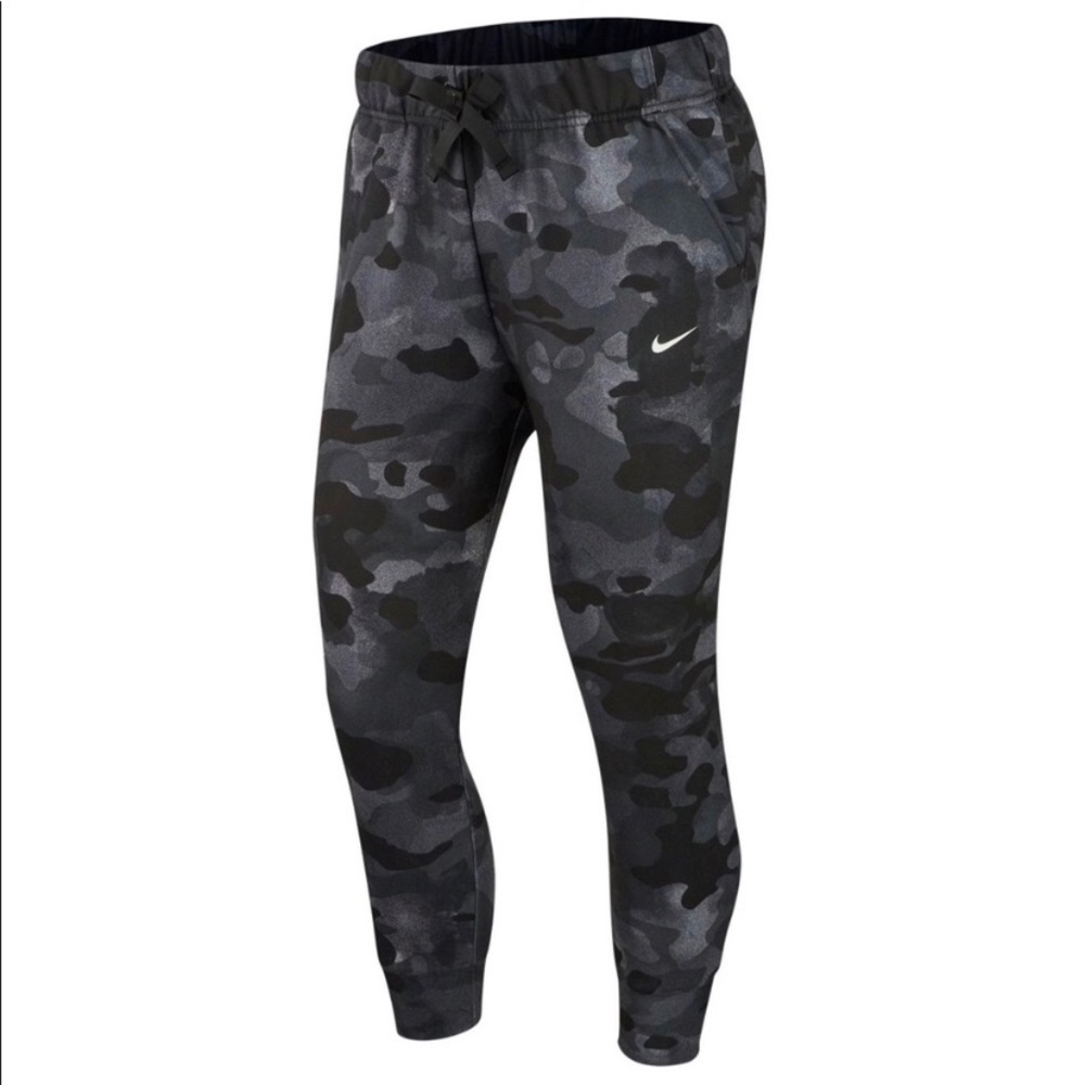 Nike Dri-FIT black/grey camo joggers